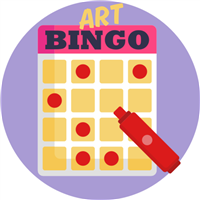 Summer Art Bingo Badge